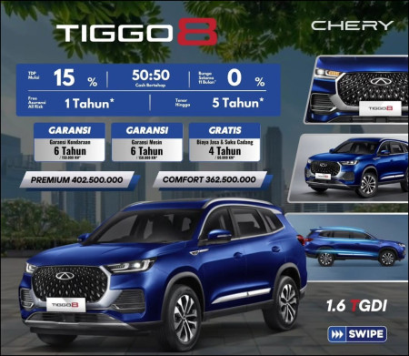 Promo Chery Tinggo 8 2026